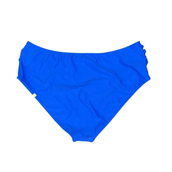 Summersalt The Ruched Sidestroke Bikini Set Top High Rise Bottom Blue Size 20/22 - Picture 6 of 8